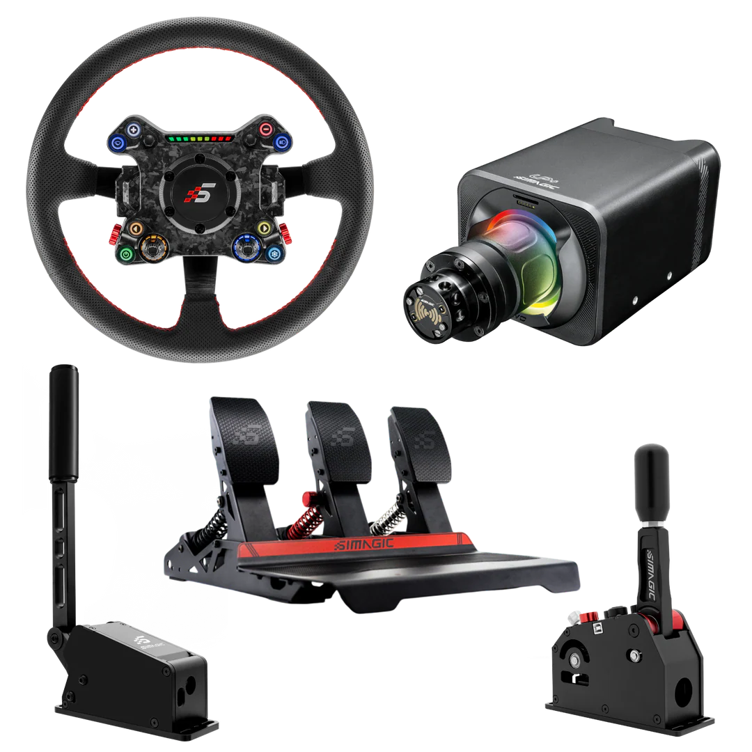 Simagic Drift Pro Bundle Alpha EVO Sport 9 Nm, NEO-X 350W, P700, Q1 и TB-1 Simagic Drift Pro Bundle Alpha EVO Sport 9 Nm, NEO-X 350W, P700, Q1 и TB-1