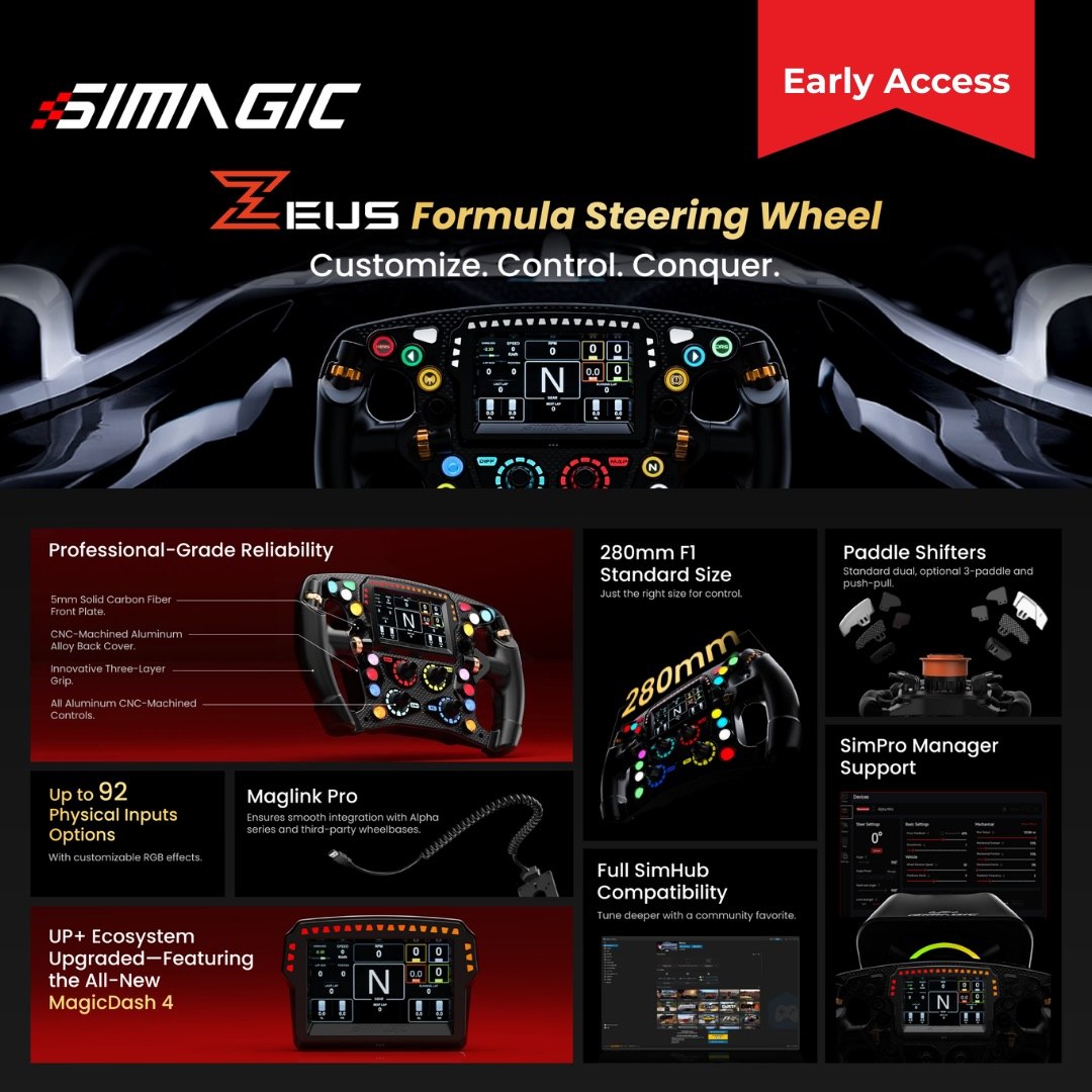 Simagic Zeus Formula особенности Simagic Zeus Formula особенности