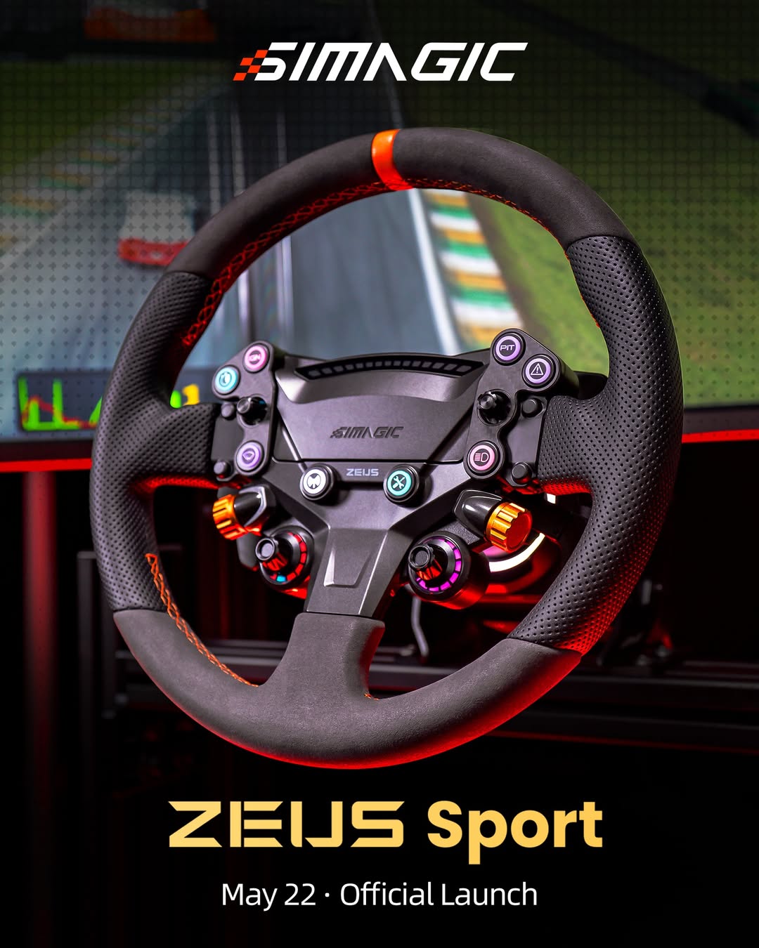Simagic Zeus Sport Wheel рис 3