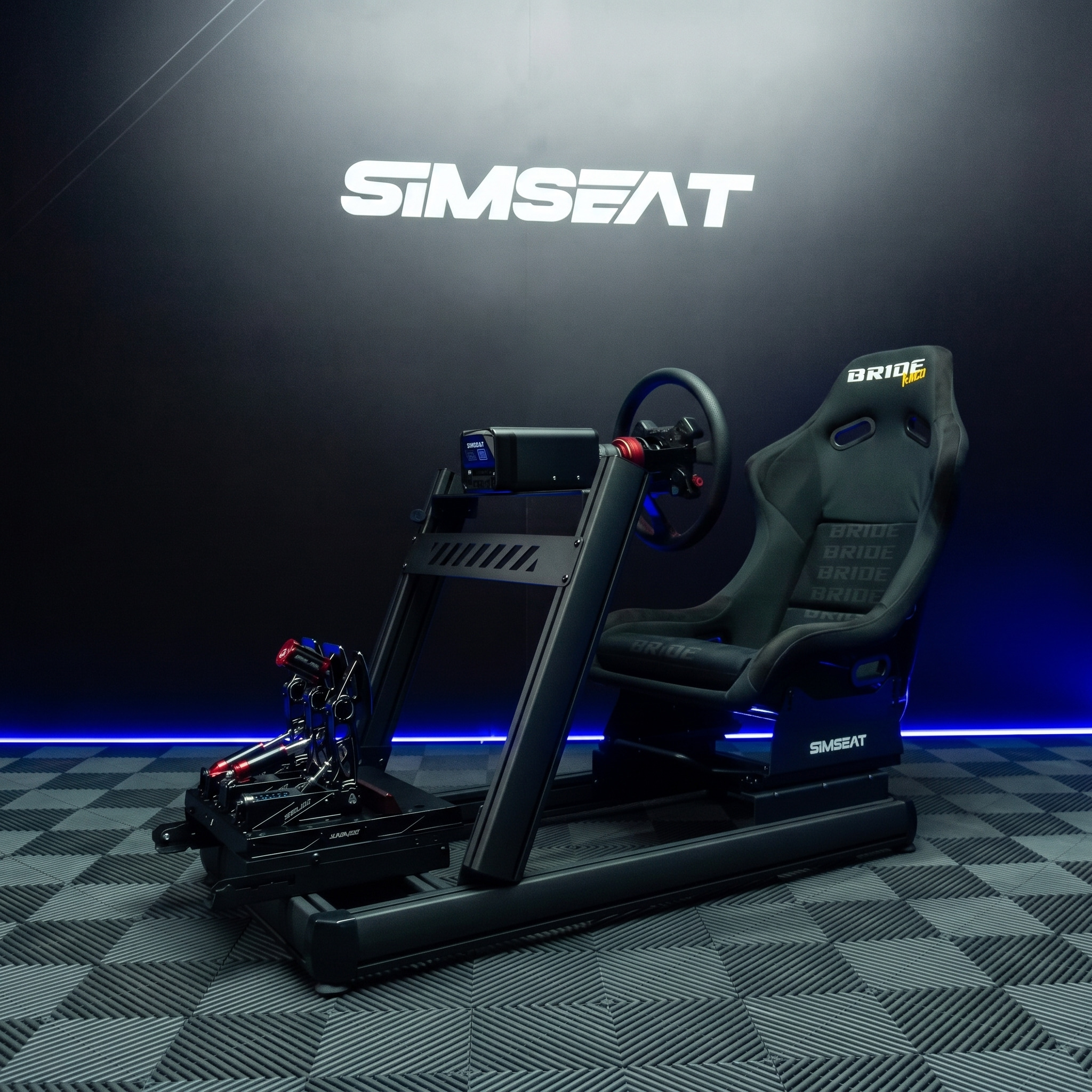 Кокпит для симрейсинга Simseat EVO с оборудованием Simagic для Drift, Rally и туринга