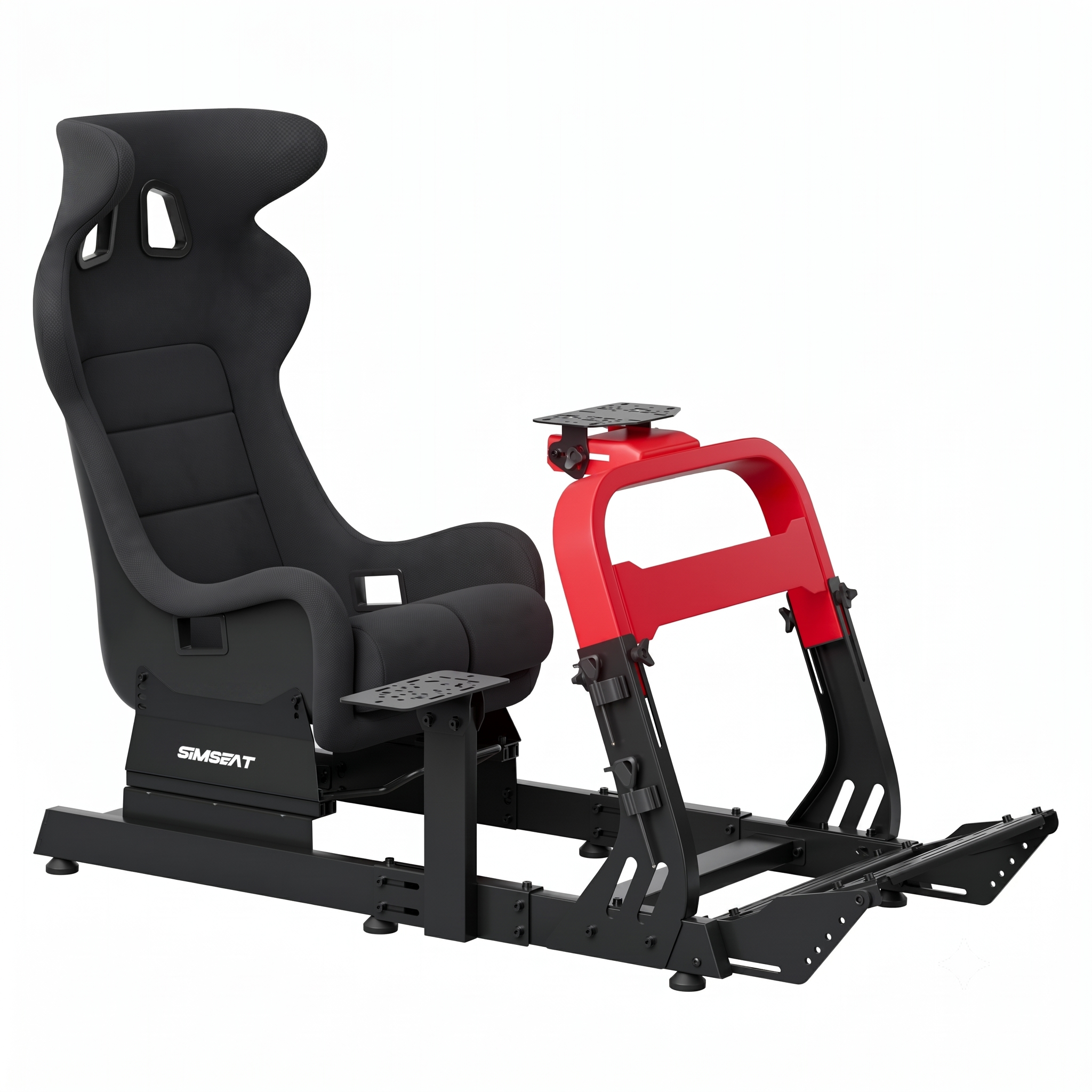 Simseat GTS Кокпит для симрейсинга, черно-красный Simseat GTS Кокпит для симрейсинга, черно-красный